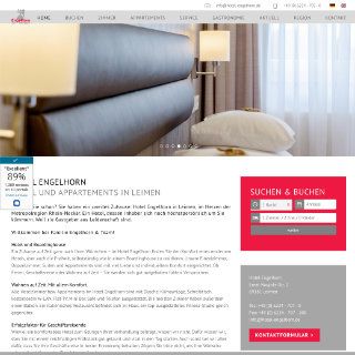 Website für Hotel Engelhorn, Leimen