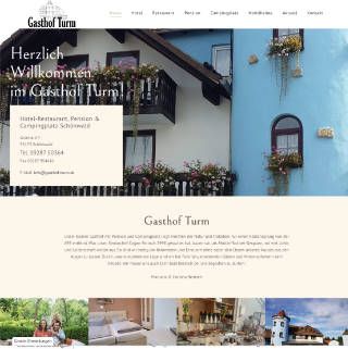Webseite für Hotel - Gasthof Schönwald