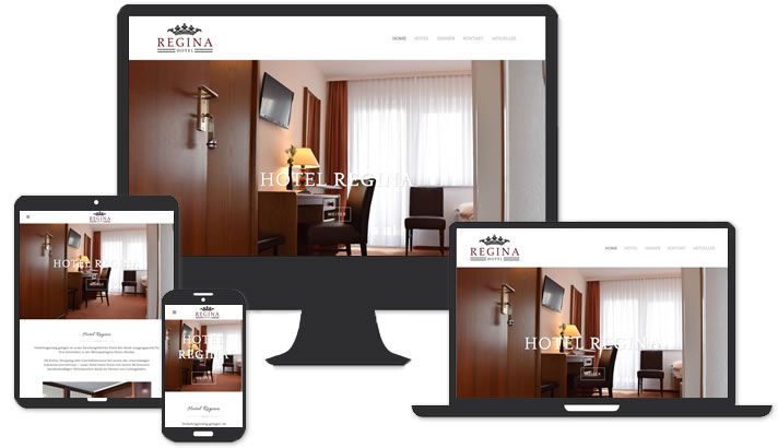 Webseite für Hotel Regina Ludwigshafen am Rhein